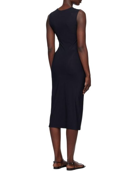 Jil Sander Black Jersey Slip Dress