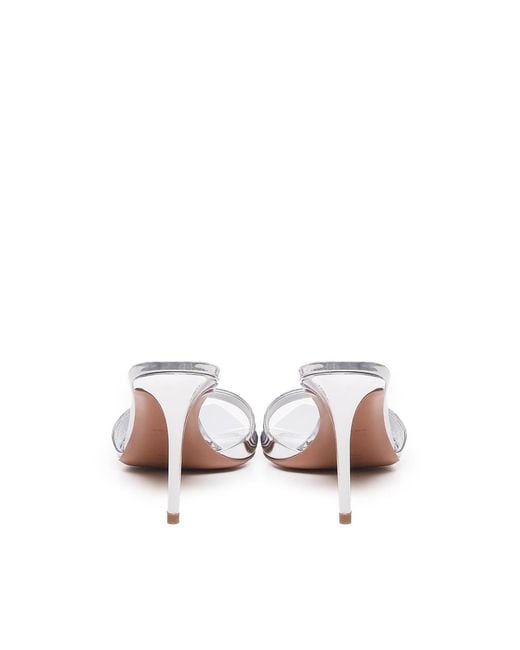 Giuliano Galiano White Alixia 80Mm Mules