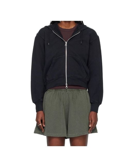 Our Legacy Black Two-Way Zip-Fastening Hoodie