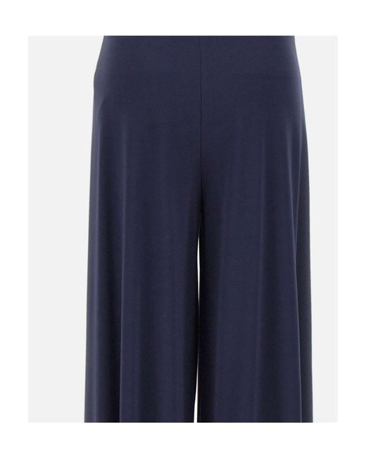 Kaos Blue Wide-Leg Pants
