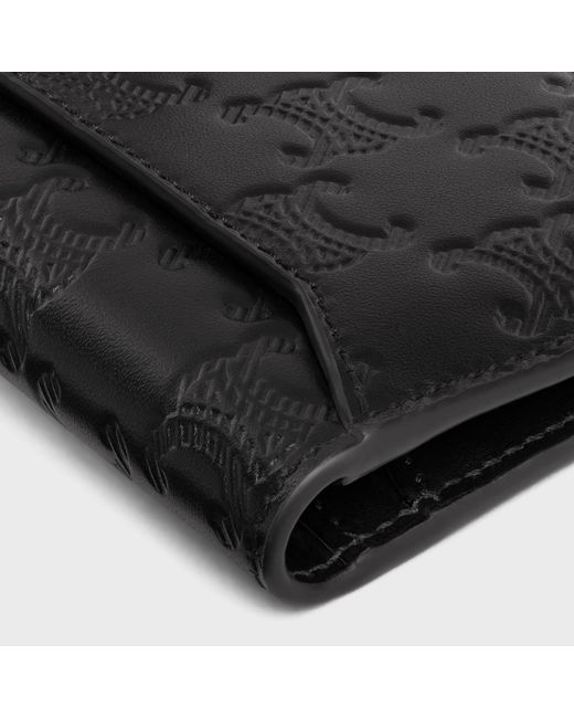 Céline Black Vertical Card Holder for men