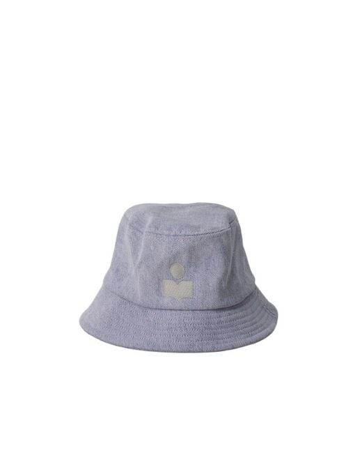 Isabel Marant Gray Logo Fisherman's Hat