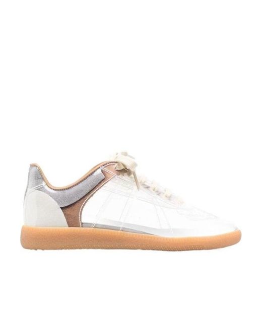 Maison Margiela White Replica Transparent Sneakers