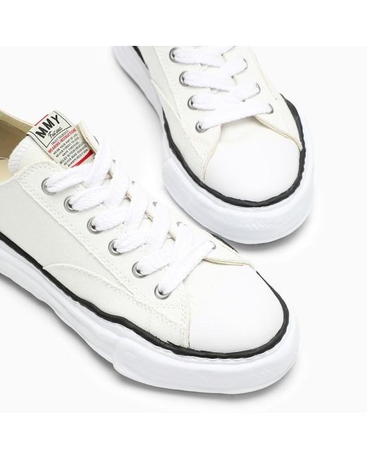 Maison Mihara Yasuhiro White Low-Cut Casual Sneakers for men