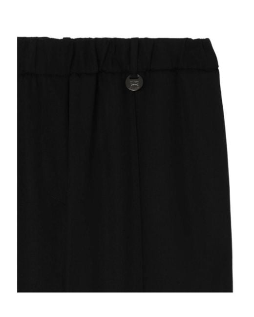 Burberry Black Wool Jogging Pants