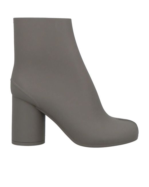 Maison Margiela Gray Minimalist Ankle Boots