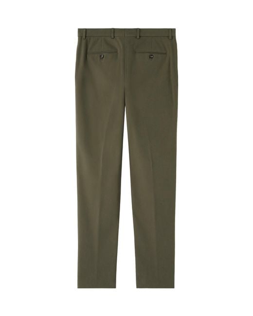 Loro Piana Green Casual Pants With Belt Loops for men