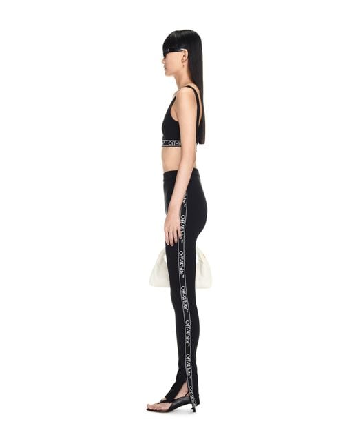 Off-White c/o Virgil Abloh Black Straight Hem Cropped Top