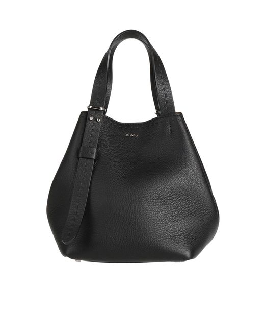 Max Mara Black Solid Color Handbags