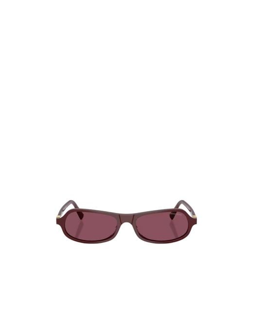 Miu Miu Purple Full-Rim Sunglasses for men