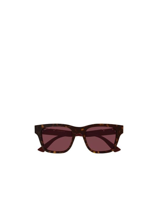 Gucci Purple Eyewear Square Frame Sunglasses for men