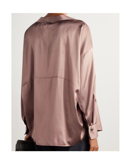Brunello Cucinelli Natural Long-Sleeved Shirt