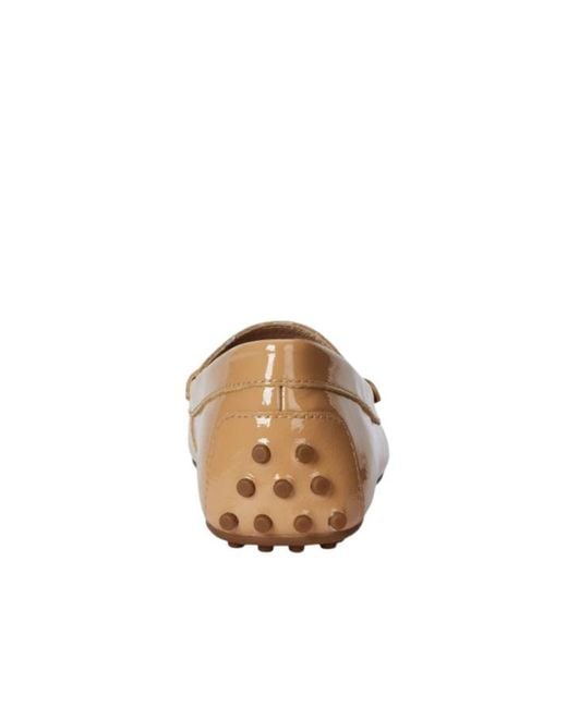 Ralph Lauren Brown Round-Toe Loafers