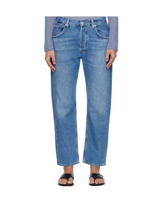 Citizens of Humanity Blue Winslow Boyfriend-Fit Jeans