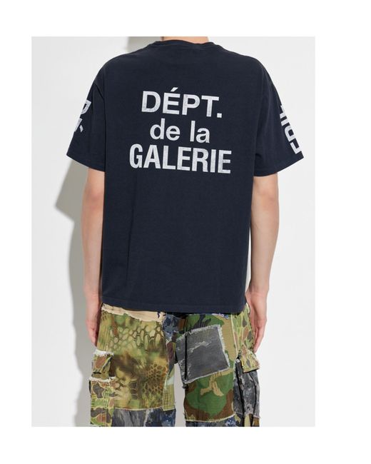 GALLERY DEPT. Blue Short-Sleeved T-Shirt for men