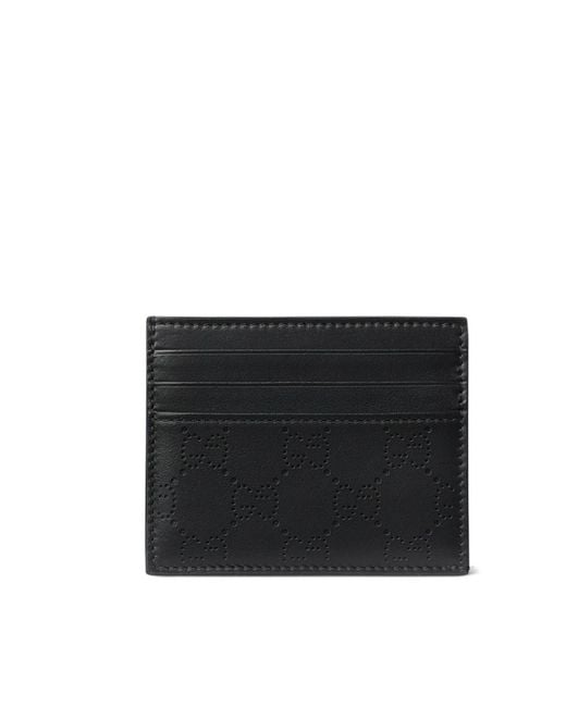 Gucci Black Aria Card Case for men