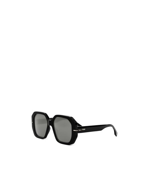 Fendi Multicolor Eyewear Selleria Geometric Frame Sunglasses