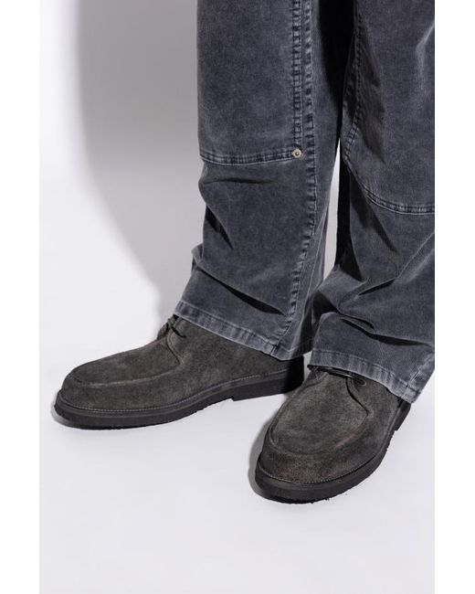 Marsèll Black Marsèll Lace-Up Ankle Boots for men