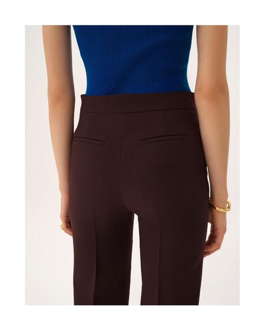 Chloé Purple Press-Crease Trousers