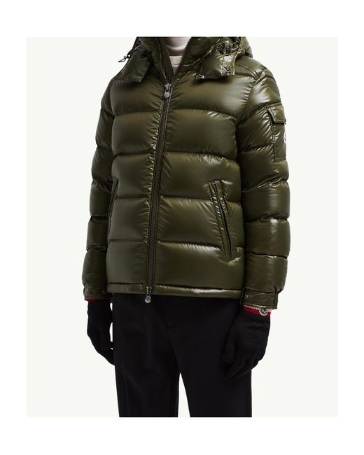 Moncler Black Logo Patch Knitted Gloves for men