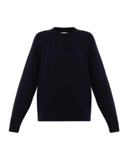Lisa Yang Blue Anine Ribbed Knitted Sweater