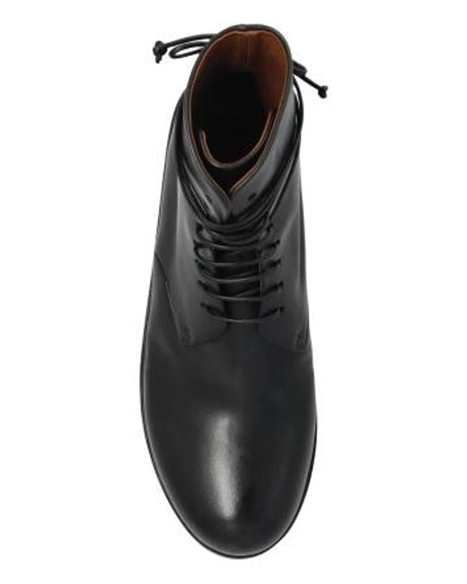 Marsèll Black Marsll Zucca Zeppa Combat Boots for men