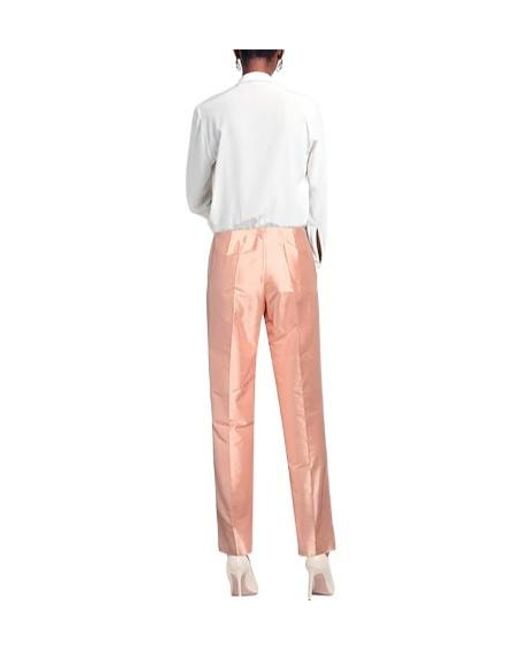 Max Mara Pink Straight-Leg Trousers