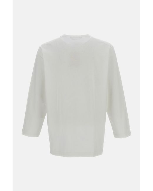 Junya Watanabe White Long-Sleeved T-Shirt for men