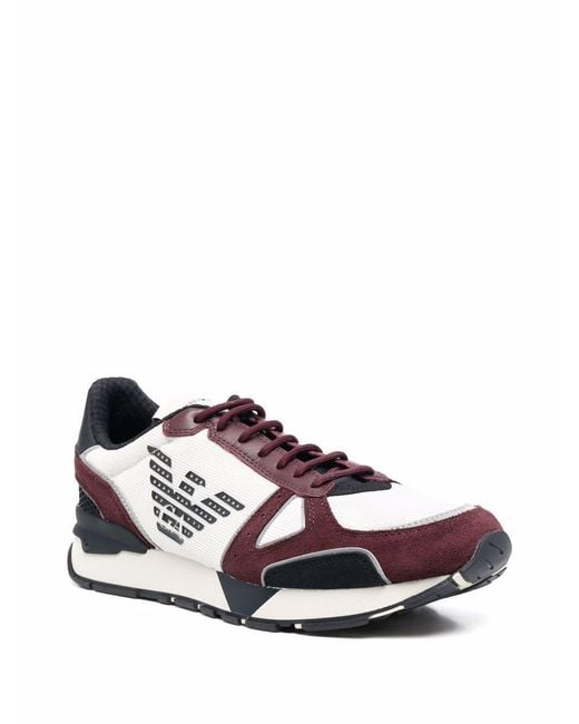 Emporio Armani Multicolor Logo Casual Sneakers for men