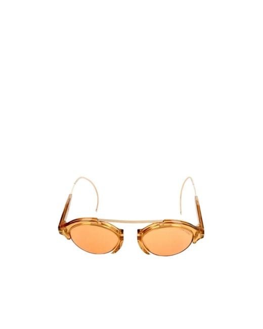 Tom Ford Metallic Logo Sunglasses for men
