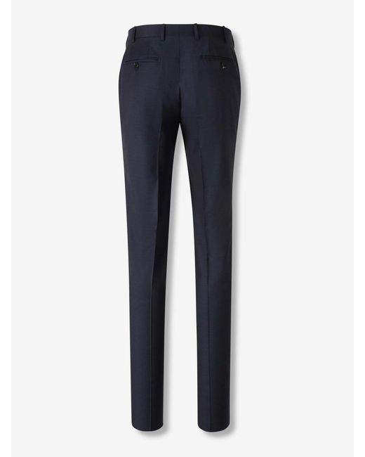 Canali Blue Two Button Wool Suit for men