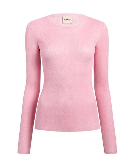 Khaite Pink Mosi Top