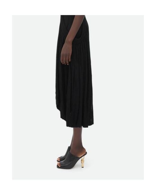 Bottega Veneta Black Knot Squared-Toe Mules