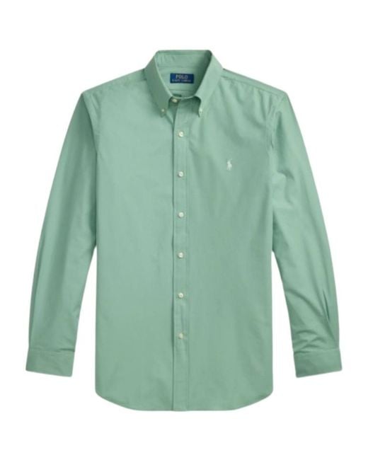 Polo Ralph Lauren Green Button-Down Shirt for men