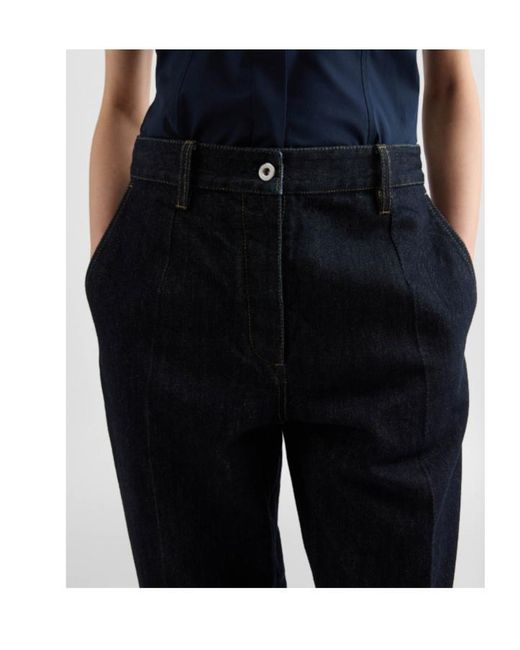 Jil Sander Black Lightweight Denim Trousers