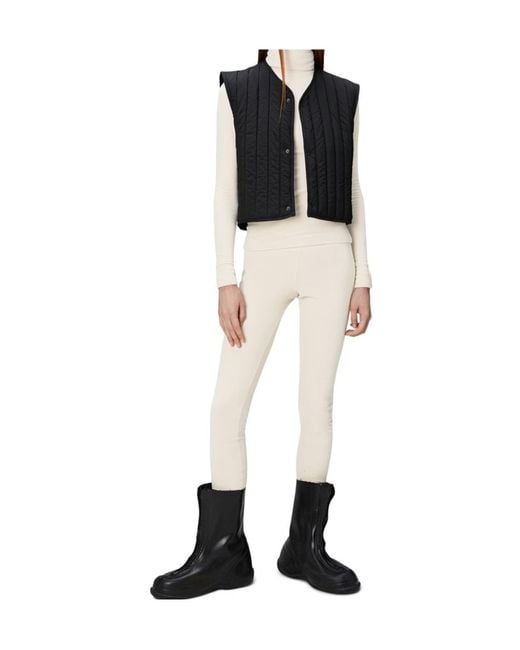 Rains Black Banja Short Liner Vest