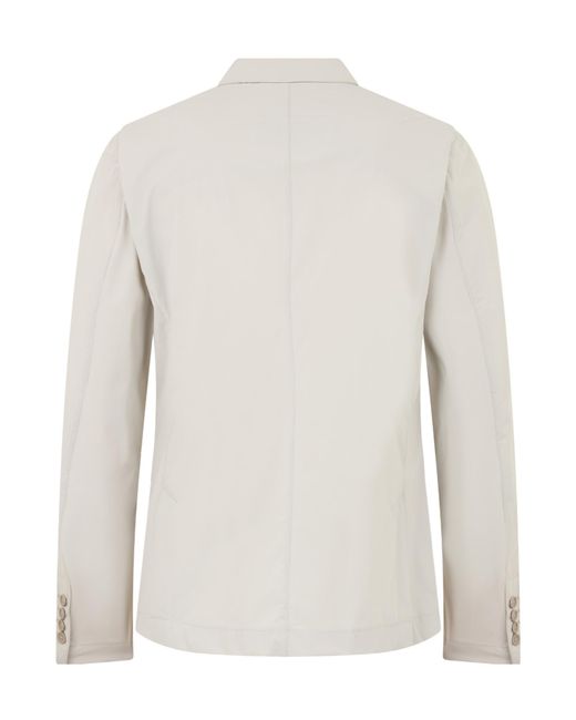 Herno White Double-Breasted Blazer for men