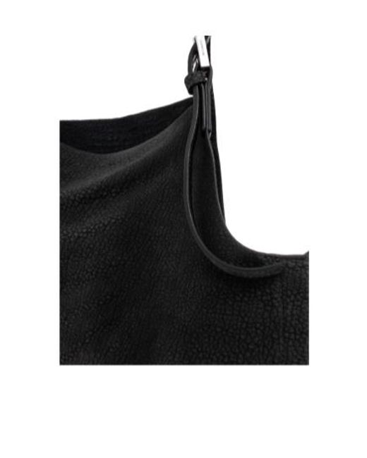 AllSaints Black Textured Tote Bag