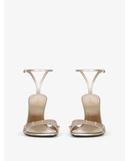 Givenchy White Stitch Sandals