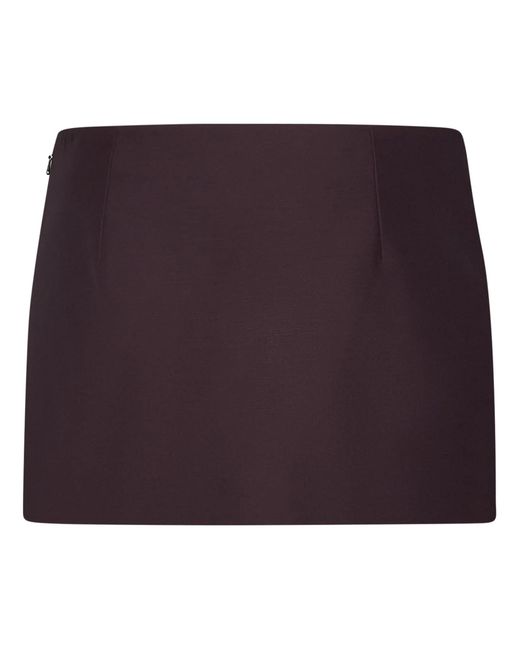 Khaite Purple Mini Skirt