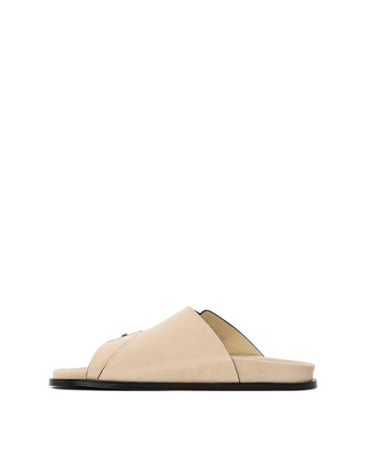 Alohas White Alba Flat Sandals