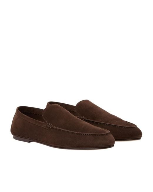 Loro Piana Brown Summer Anton Walk Loafer for men