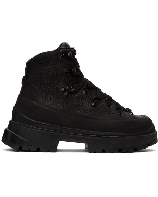 Canada Goose Black Journey Lace-Up Hiking Boots
