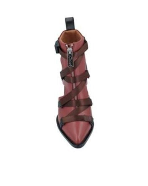 Chloé Brown Ankle Boots