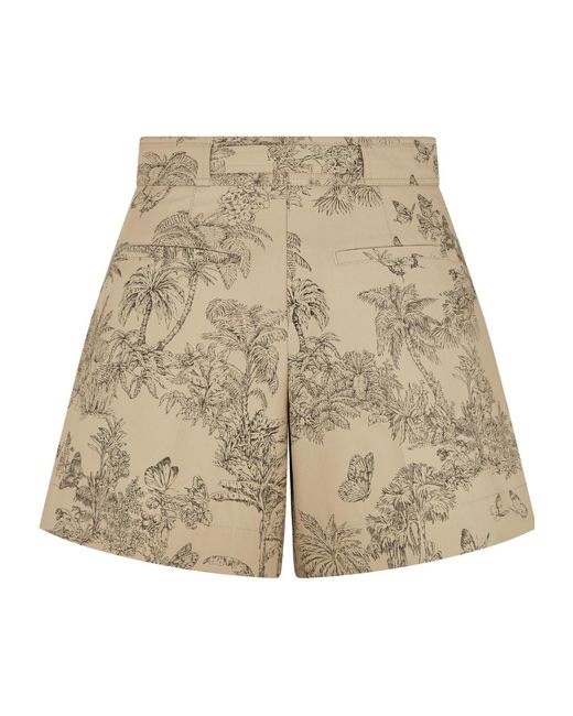 Dior Natural Drawstring Shorts