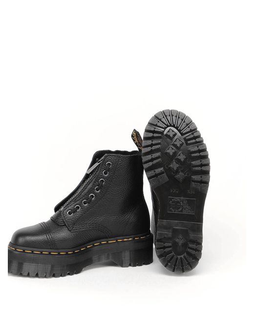 Dr. Martens Black Sinclair Zip-Up Boots