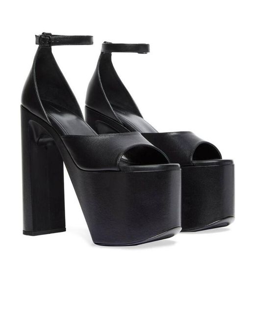 Balenciaga Black Camden Sandals
