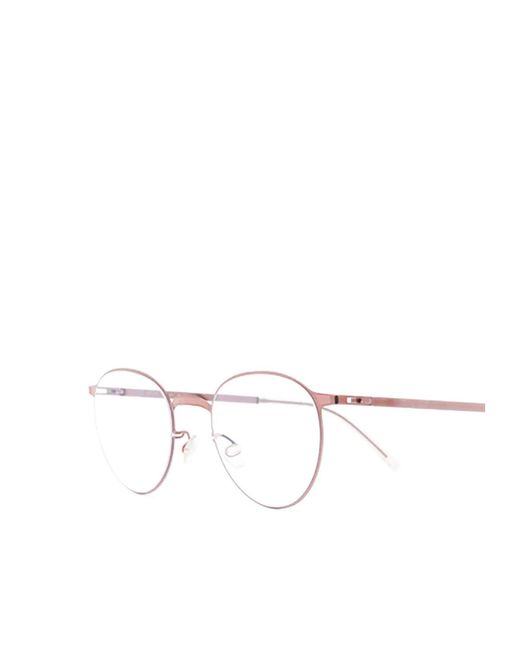 Mykita White Geometric Frame Plain Mirror