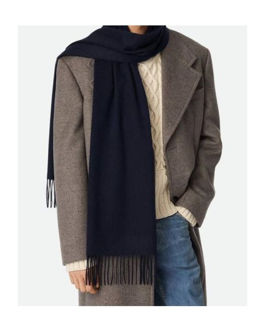 Bottega Veneta Blue Cashmere Scarf for men