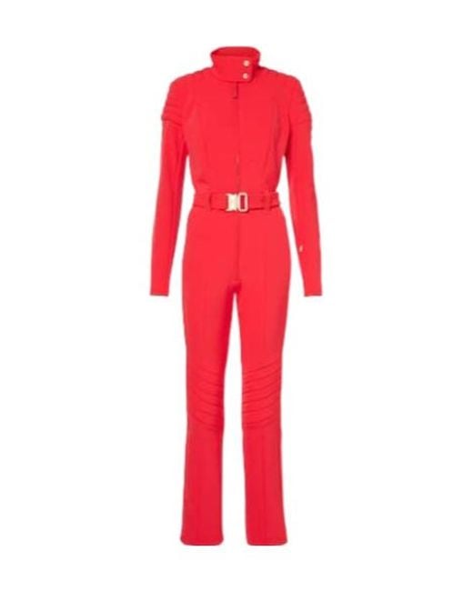 Bogner Red One-Piece Ski Sui